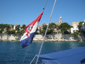 Хорватия, вид с яхты
